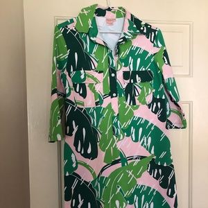 EUC Persifor Winpenny Dress XS Beverly Hills Leaf